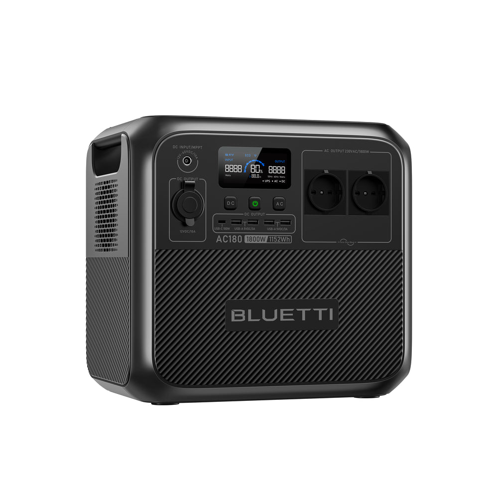 BLUETTI AC180 휴대용 파워뱅크 | 1800W 1152Wh