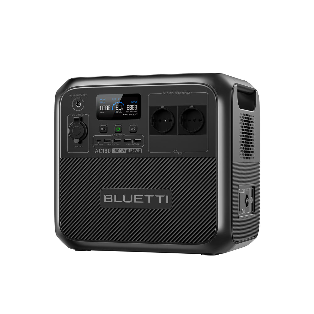 BLUETTI AC180 휴대용 파워뱅크 | 1800W 1152Wh