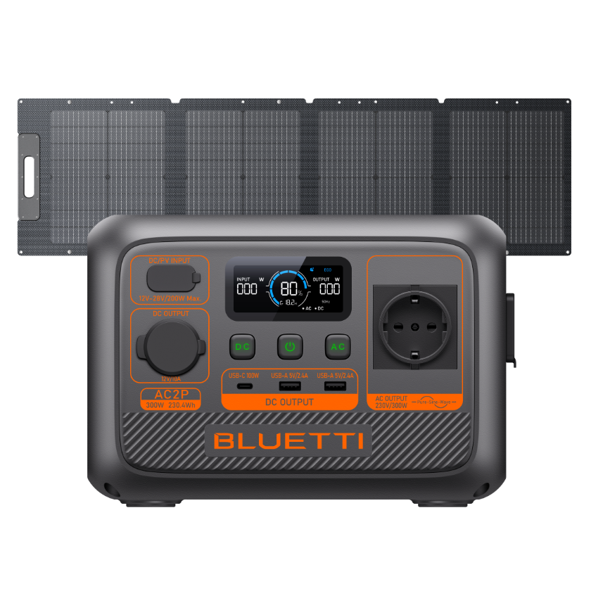 BLUETTI AC2P + PV120 태양광 패널 세트