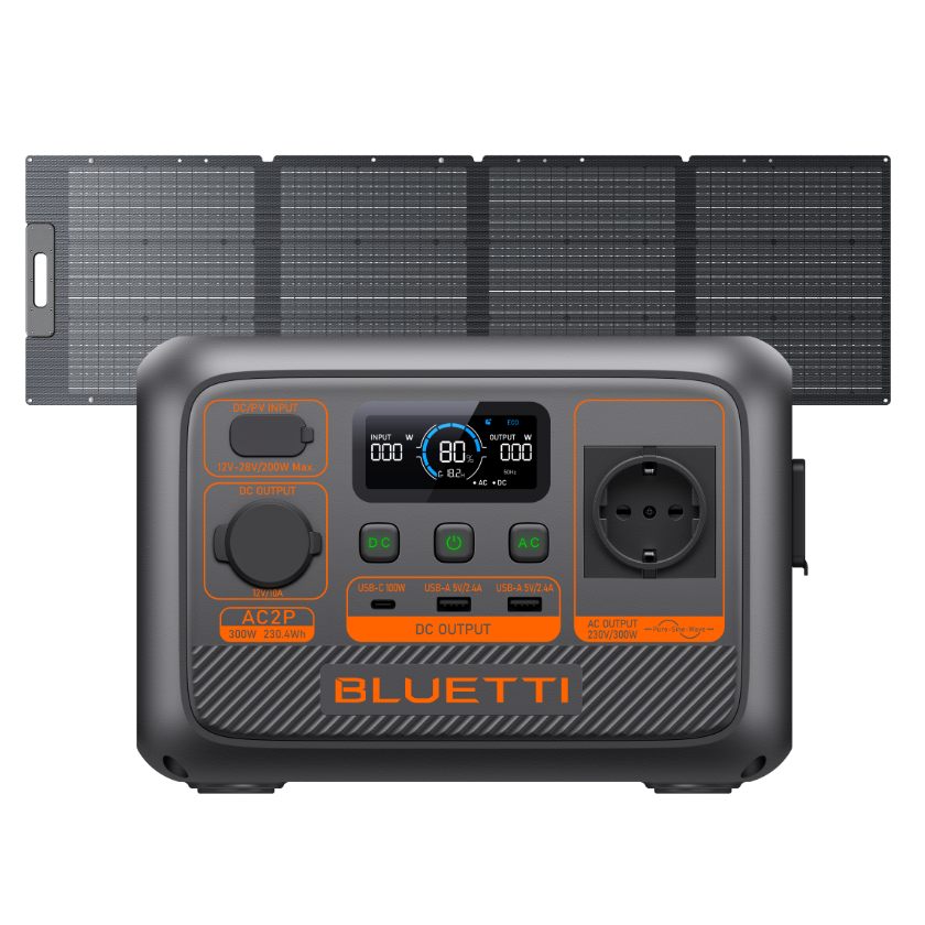 BLUETTI AC2P + PV200 태양광 패널 세트