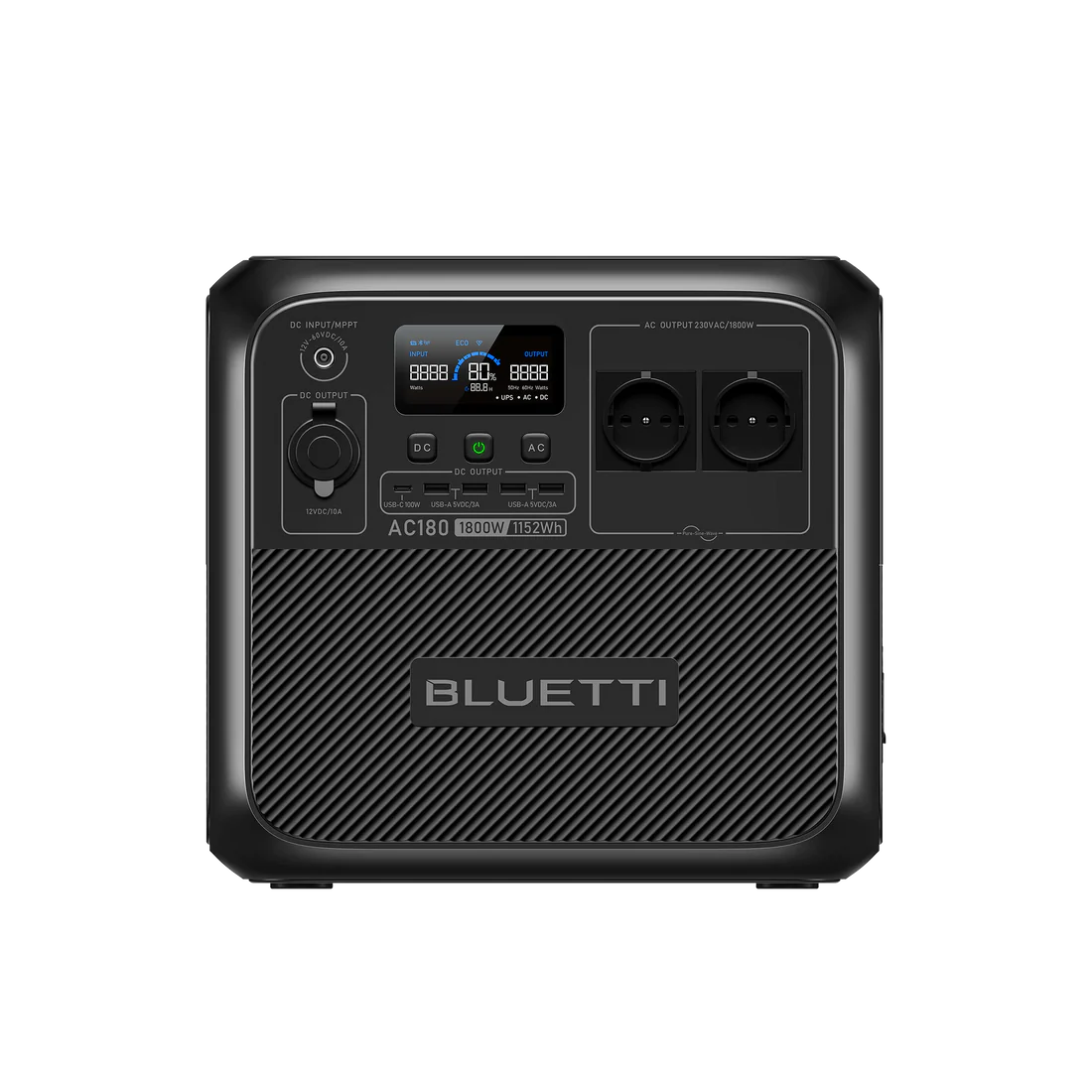 BLUETTI AC180 휴대용 파워뱅크  | 1800W 1152Wh
