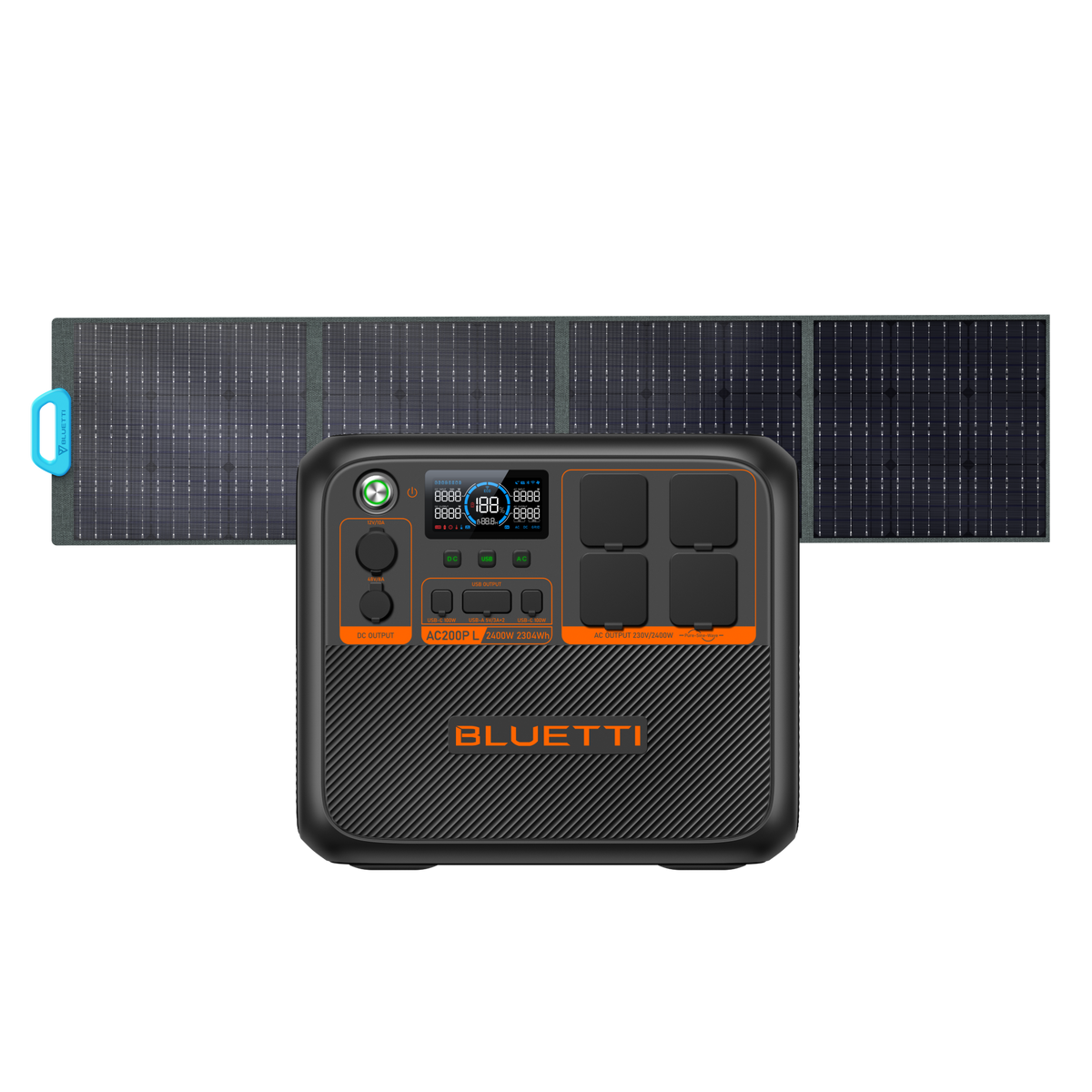 BLUETTI AC200P L+200W | 2400W 2304Wh 200W 태양광 패널 세트