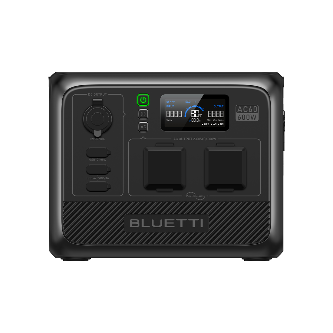 BLUETTI AC60 휴대용 파워뱅크 | 600W 403Wh