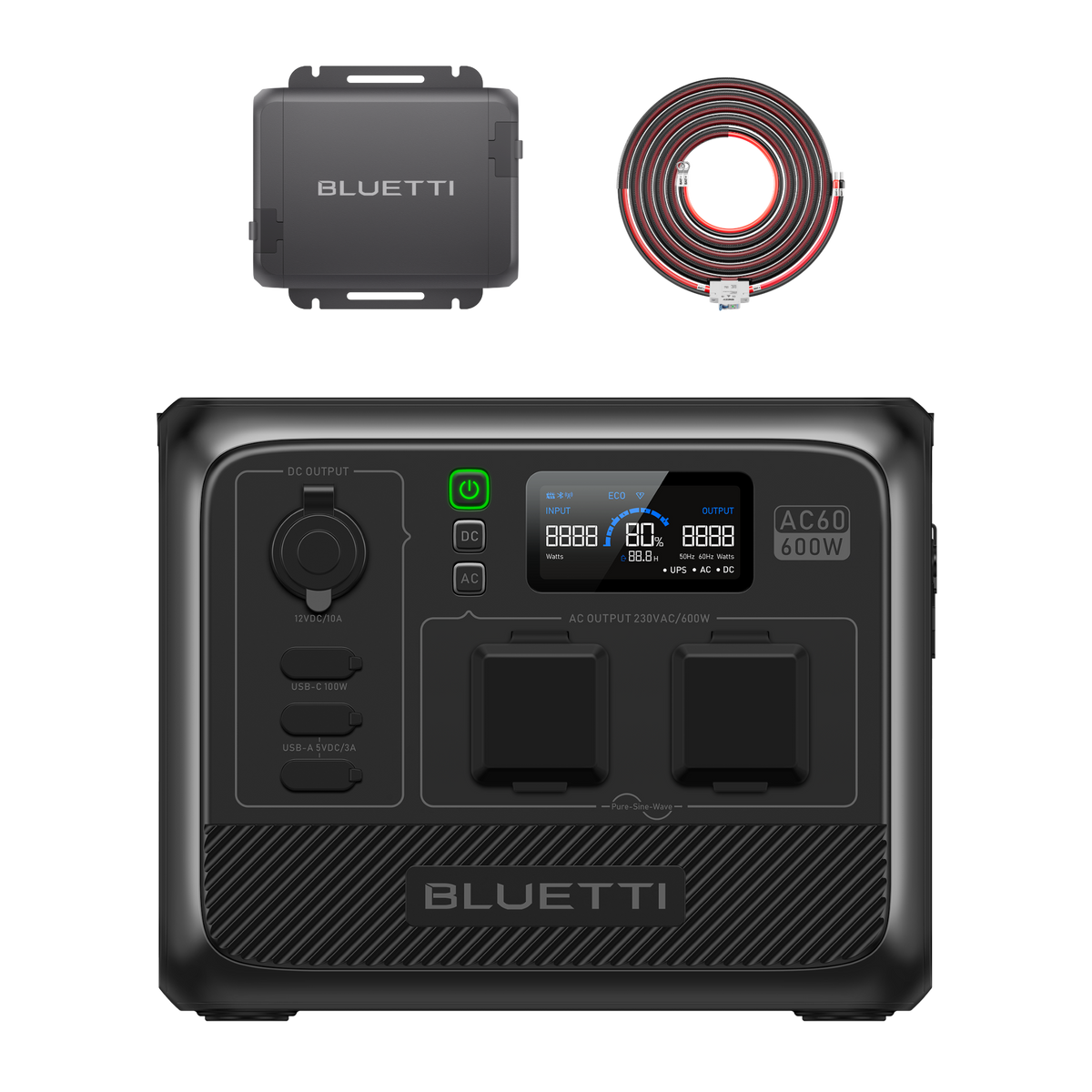 AC60+Charger 1+DC 입력 케이블