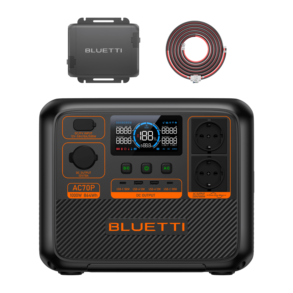 BLUETTI AC70P+Charger 1