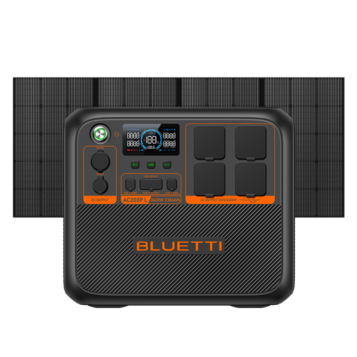BLUETTI AC200P L+350W | 2400W 2304Wh 350W 태양광 패널 세트