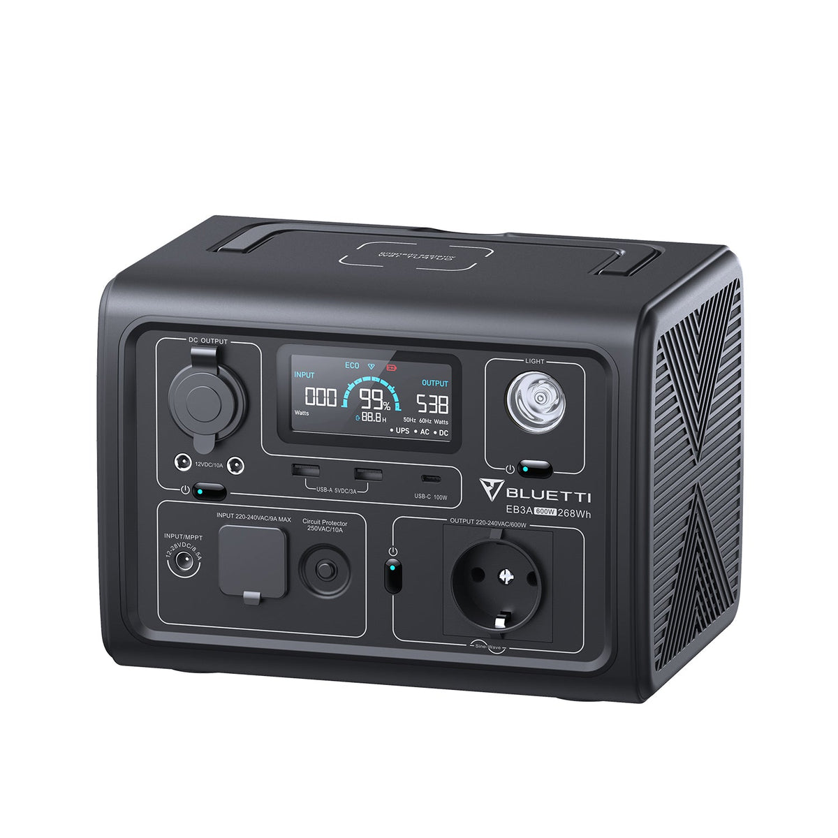 BLUETTI EB3A + PV120D 태양광 패널 세트